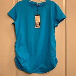 Calia Flow Crew Necked Ruched Tee